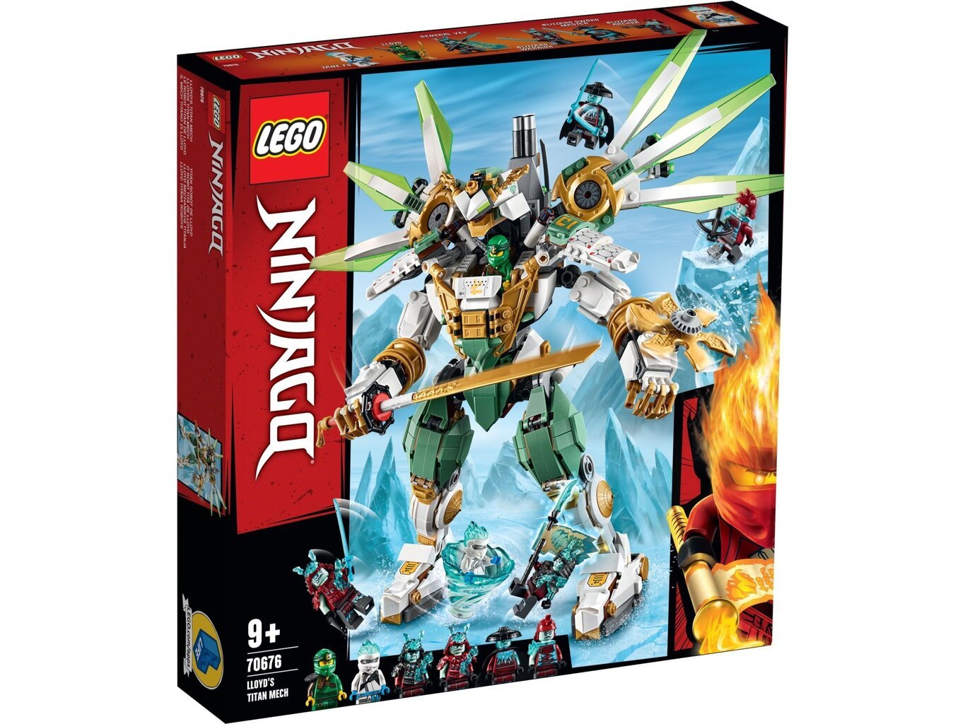 70676 LEGO® NINJAGO Lloyd titāna robots cena un informācija | Konstruktori | 220.lv