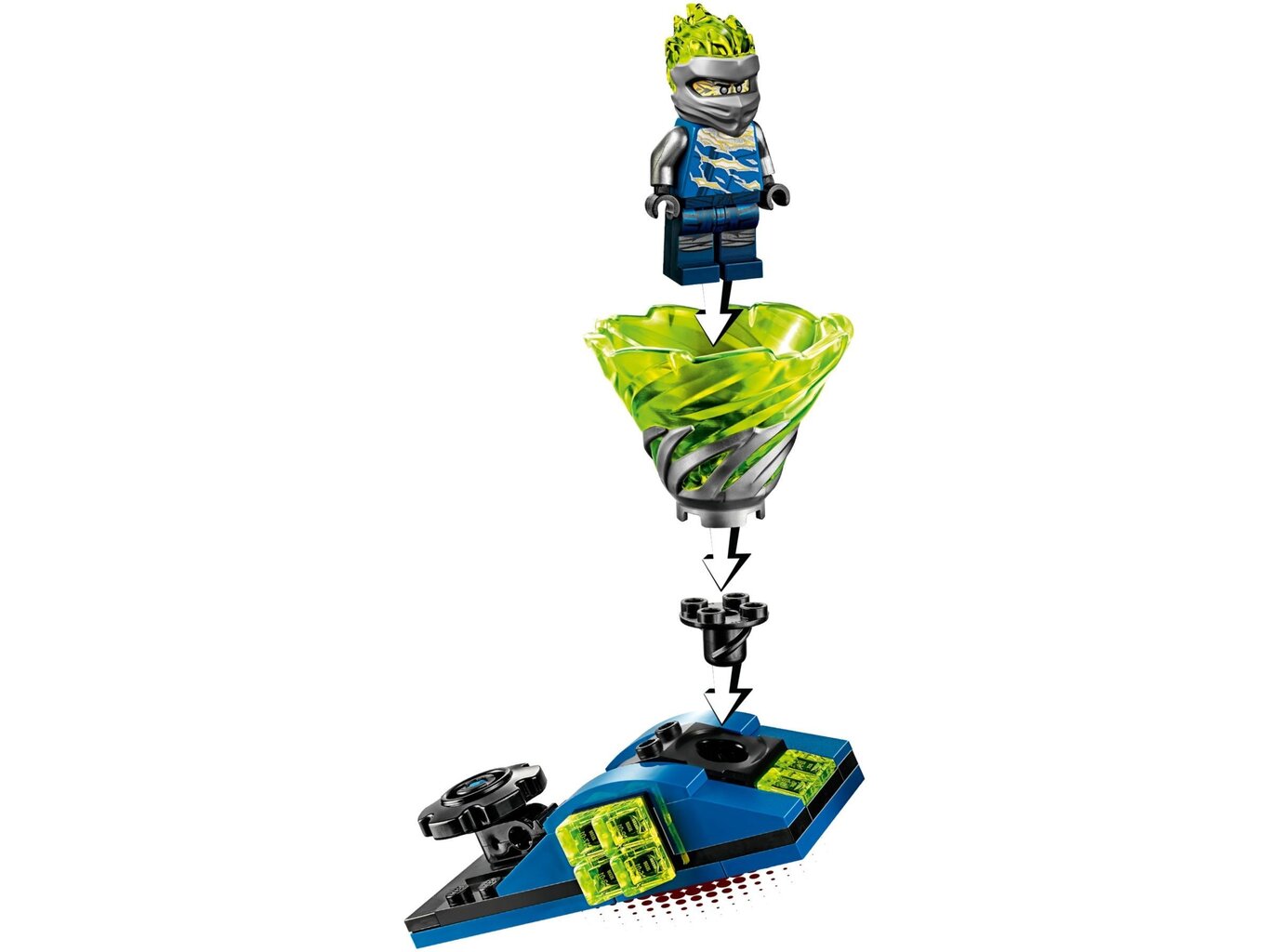 70682 LEGO® NINJAGO Spinjitzu Slam Jay цена и информация | Konstruktori | 220.lv