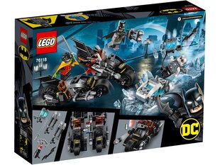 76118 LEGO® DC Comics Super Heroes Mr. Freeze битва мотоциклов Бэтмена цена и информация | Конструкторы и кубики | 220.lv