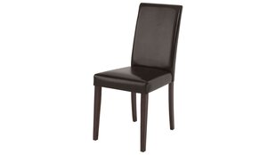 Комплект из 2-х стульев Liva Brown, темно-коричневого цвета цена и информация | Стулья для кухни и столовой | 220.lv