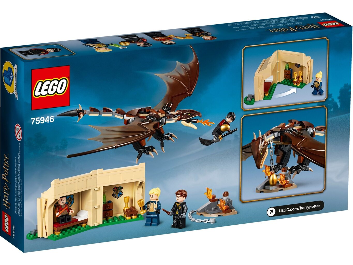 75946 LEGO® Harry Potter Ungārijas Ragastis tejburvju uzdevums cena un informācija | Konstruktori | 220.lv