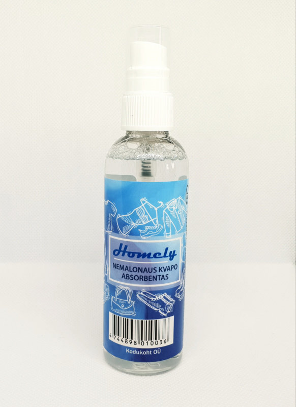 Nepatīkamu smaku likvidētājs (absorbents) Homely 100 ml цена и информация | Tīrīšanas līdzekļi | 220.lv