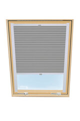 Штора плиссе на мансардное окно Velux, 78x118 см, Серая B-307000 цена и информация | Рулонные шторы | 220.lv