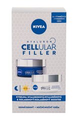 Набор для ухода за лицом Nivea Cellular Anti-Age для женщин: дневной крем SPF15 50 мл + ночной крем 50 мл цена и информация | Наносите на чистую кожу лица. Подержите около 10-15 минут и смойте водой. | 220.lv