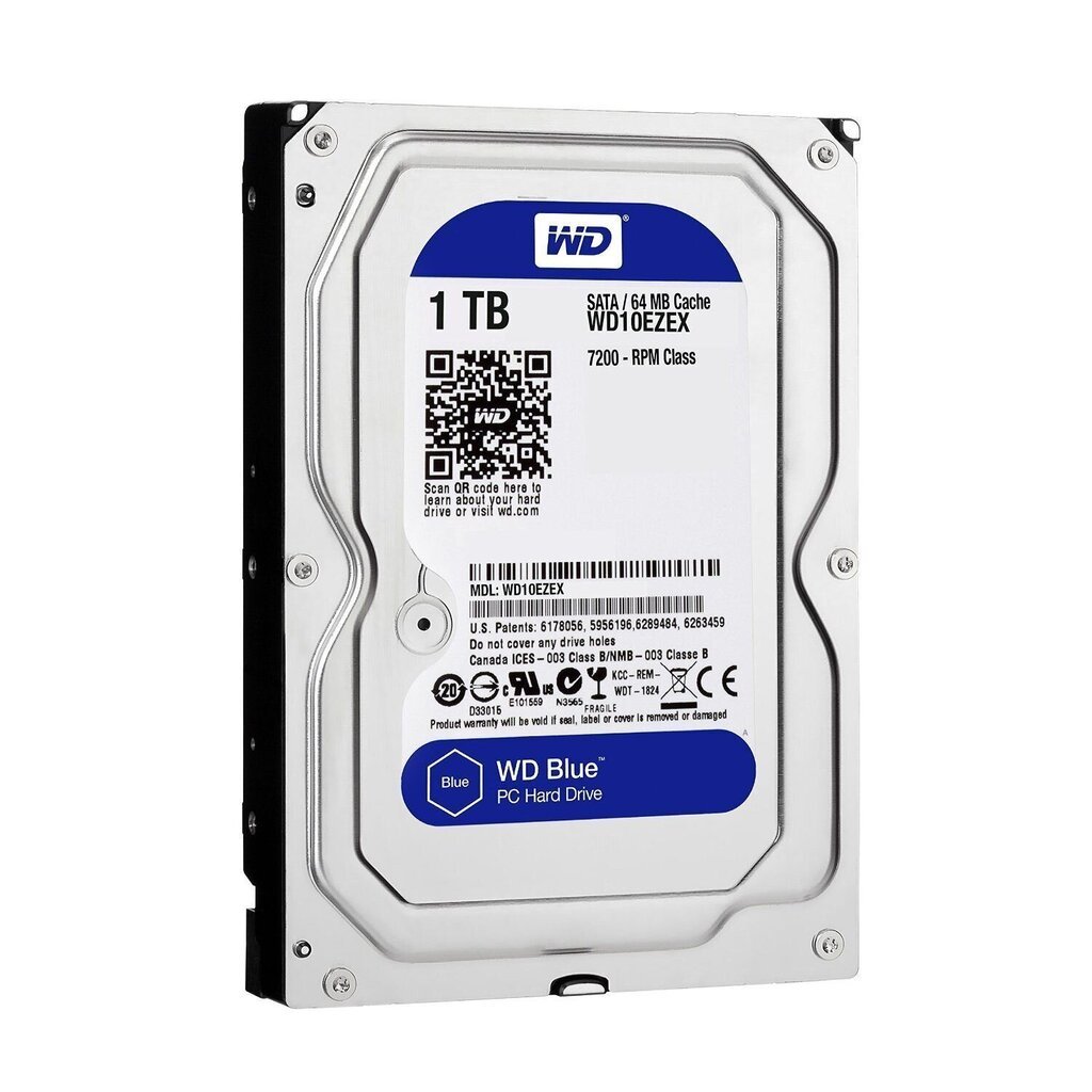 Western Digital WD10EZEX Caviar 1TB SATA 7200RPM 64MB cena un informācija | Iekšējie cietie diski (HDD, SSD, Hybrid) | 220.lv