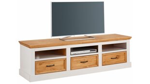 TV galds Suzie, baltā/ozola krāsā cena un informācija | TV galdiņi | 220.lv