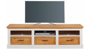 TV galds Suzie, baltā/ozola krāsā cena un informācija | TV galdiņi | 220.lv