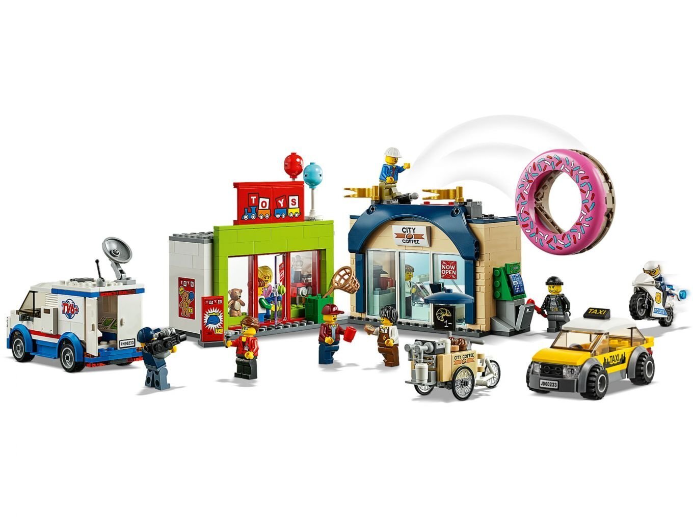 60233 LEGO® City Virtuļu veikala atklāšana cena un informācija | Konstruktori | 220.lv