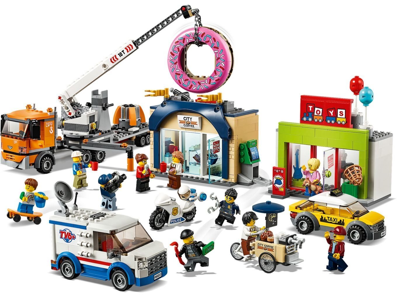 60233 LEGO® City Virtuļu veikala atklāšana cena un informācija | Konstruktori | 220.lv