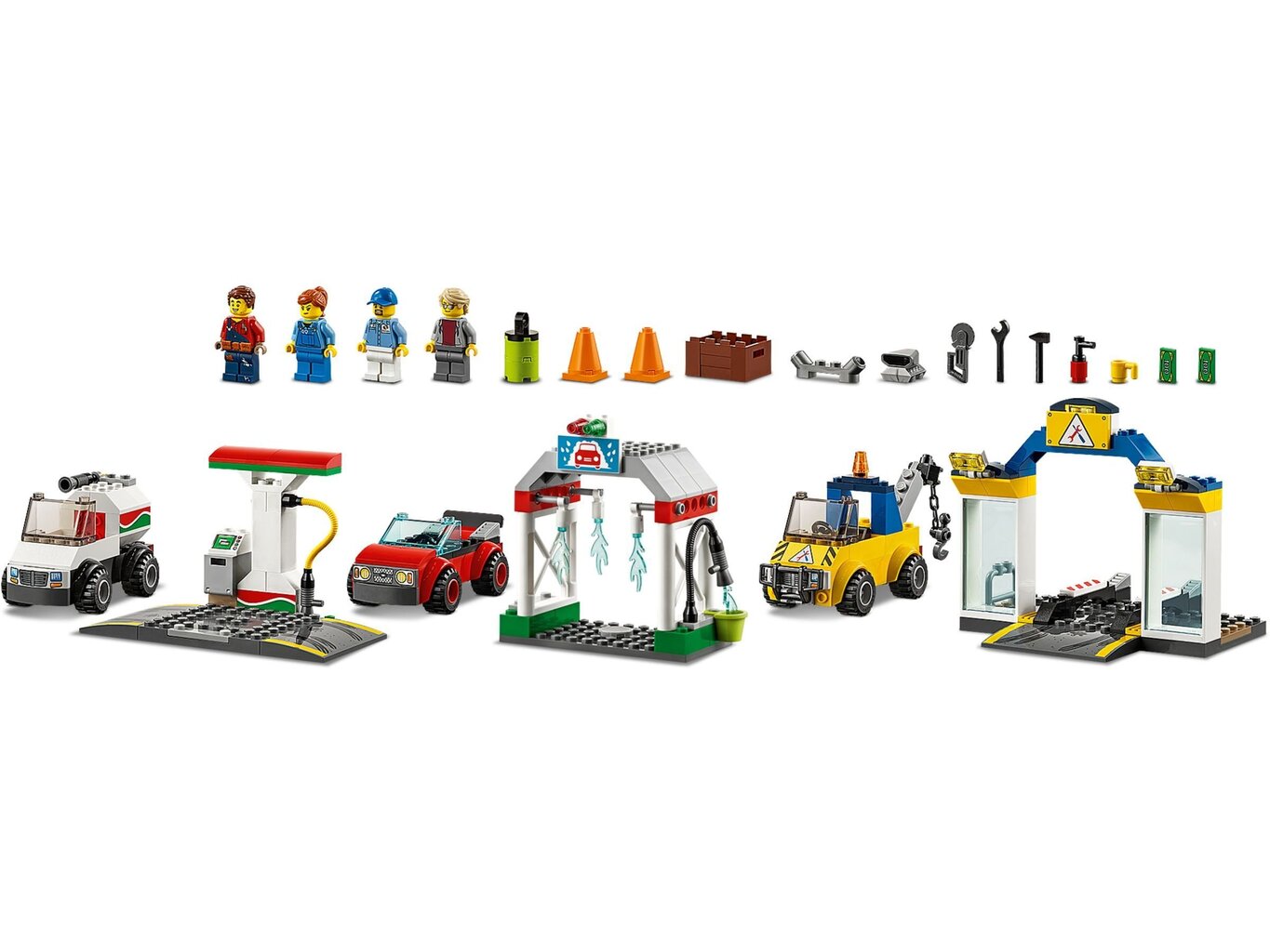 60232 LEGO® City Auto apkopes centrs цена и информация | Konstruktori | 220.lv