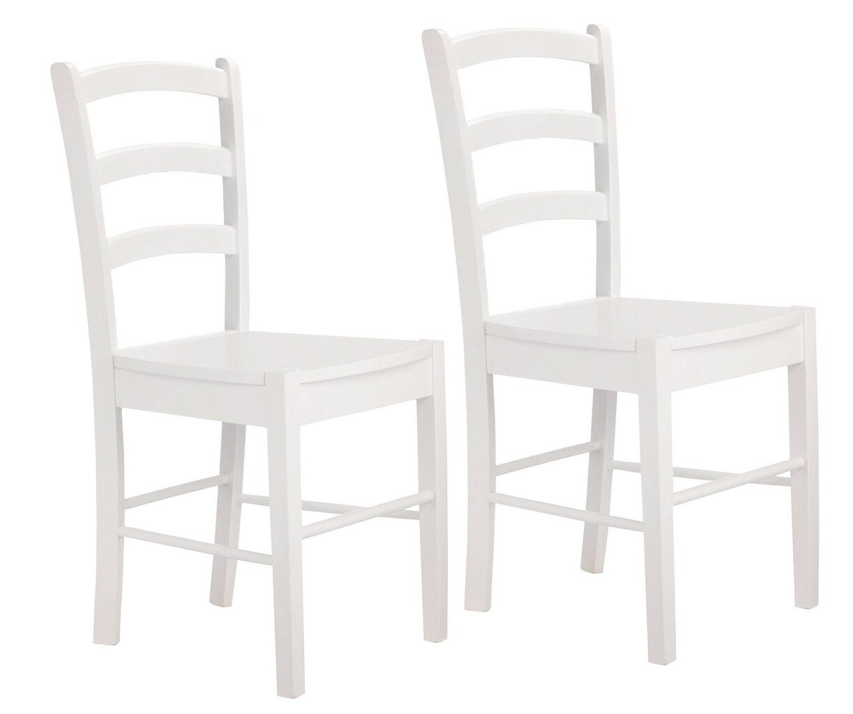 2-u krēslu komplekts Trento II, balts cena un informācija | Virtuves un ēdamistabas krēsli | 220.lv