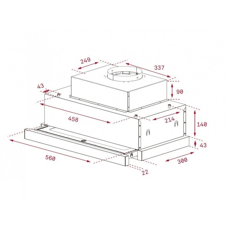 Teka CNL 6815 Plus cena un informācija | Tvaika nosūcēji | 220.lv