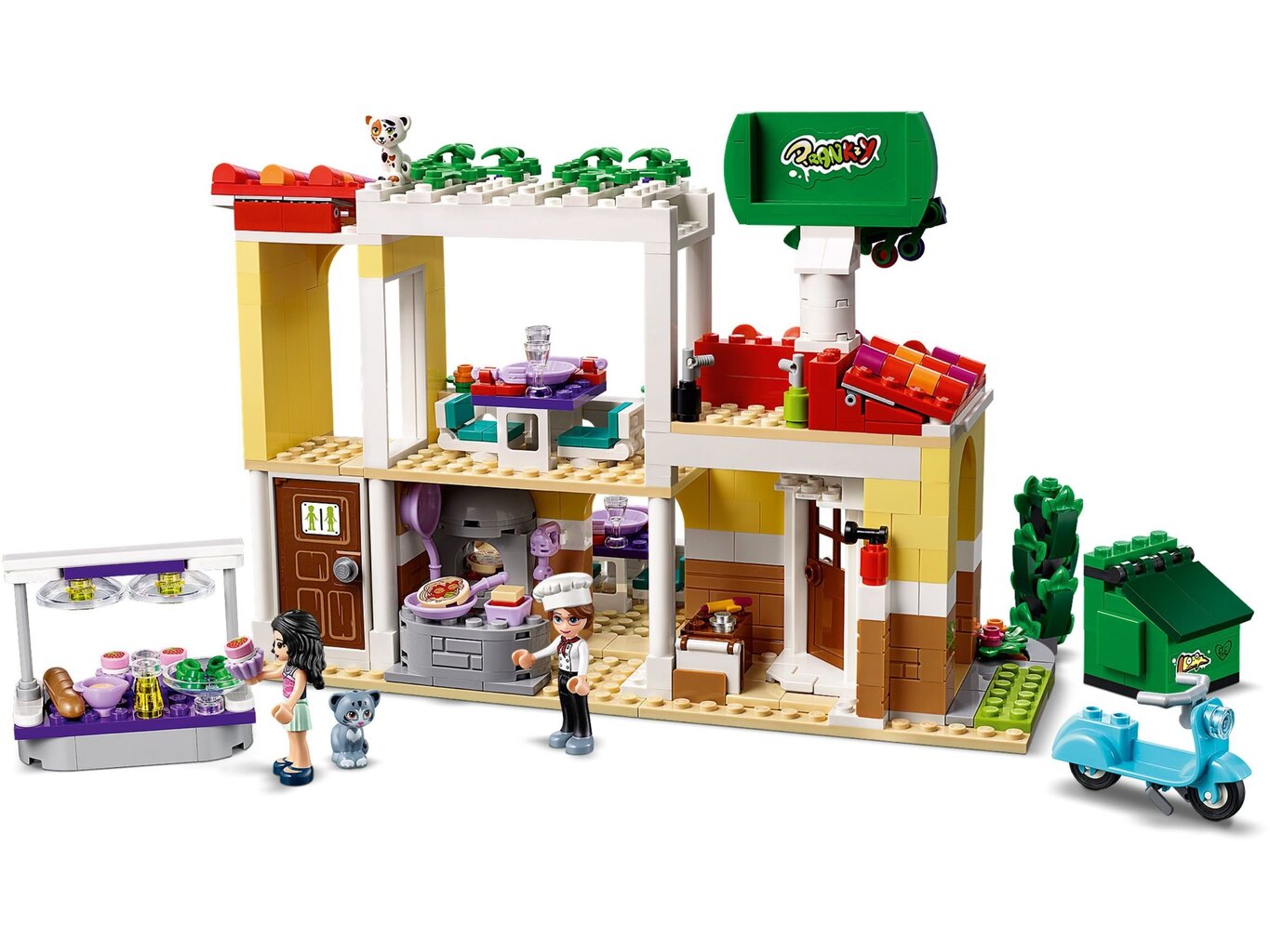 41379 LEGO® Friends Hārtleikas pilsētas restorāns cena un informācija | Konstruktori | 220.lv