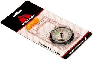Kompass-lineāls Meteor, 110 mm cena un informācija | Kompasi | 220.lv