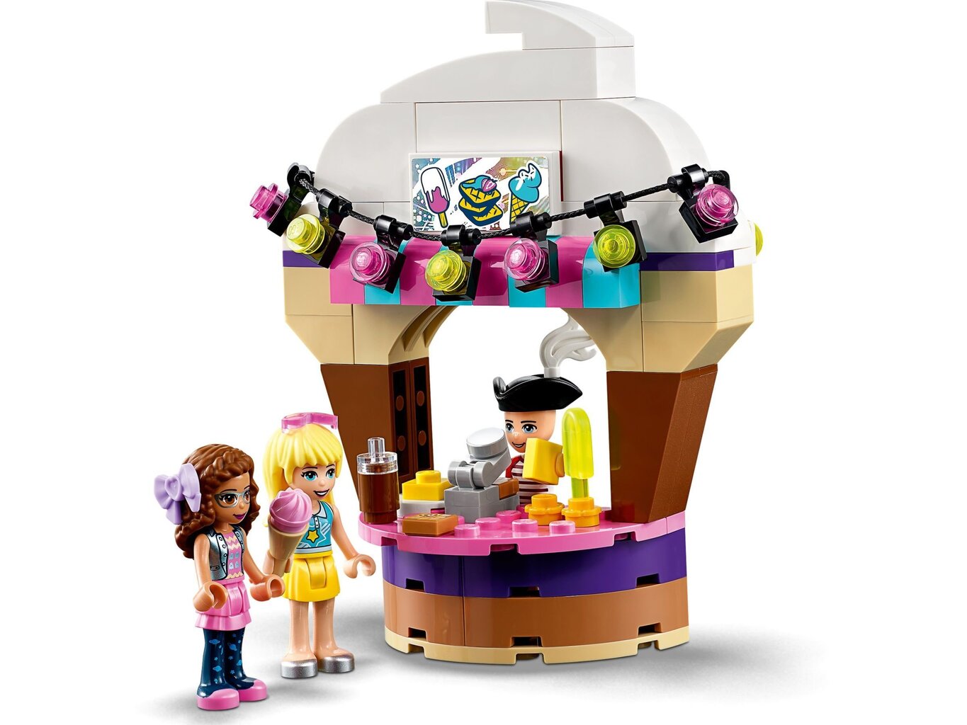 41375 LEGO® Friends Hārtleikas pilsētas piestātnes atrakciju parks cena un informācija | Konstruktori | 220.lv