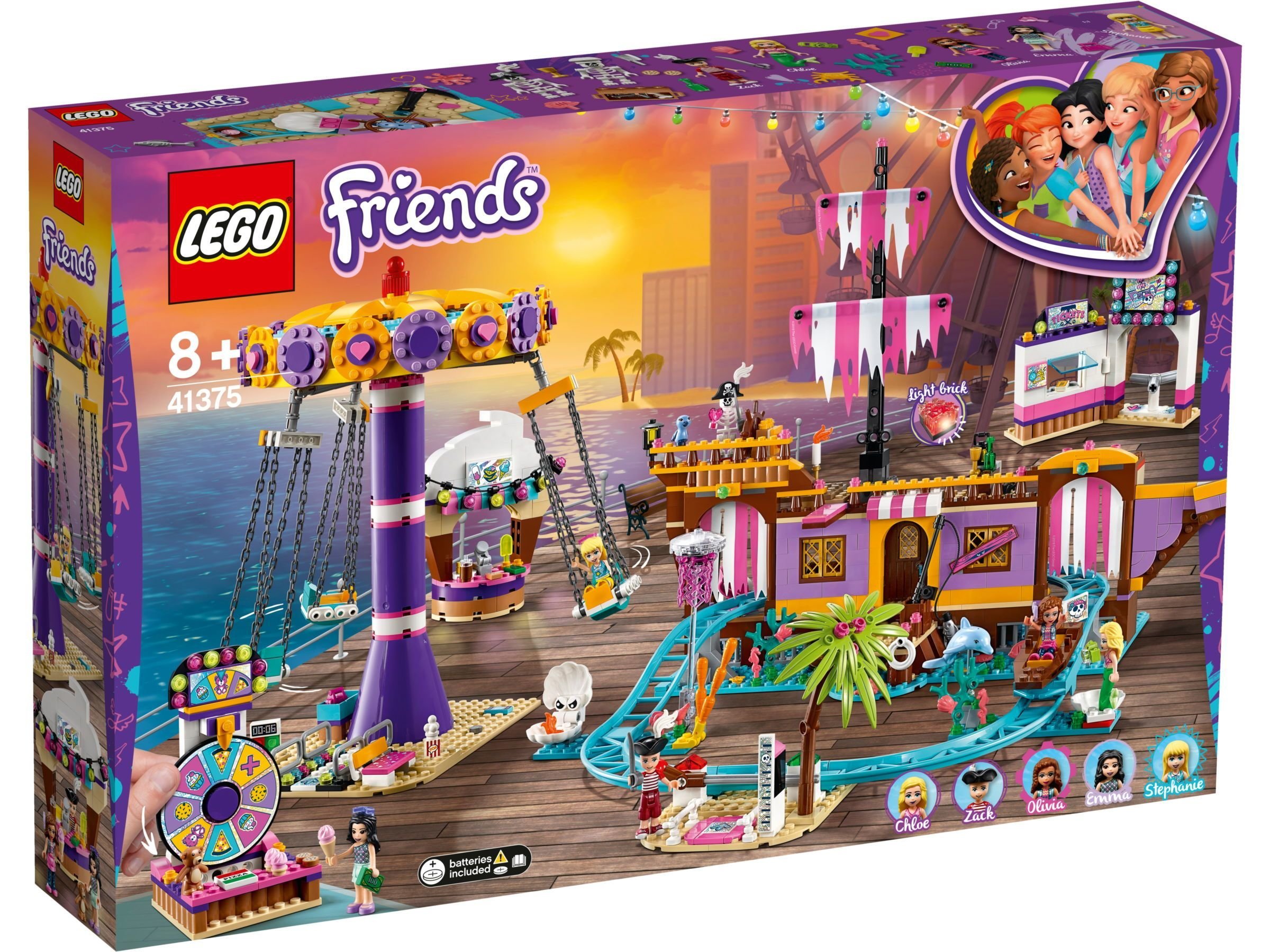 41375 LEGO® Friends Hārtleikas pilsētas piestātnes atrakciju parks cena |  220.lv