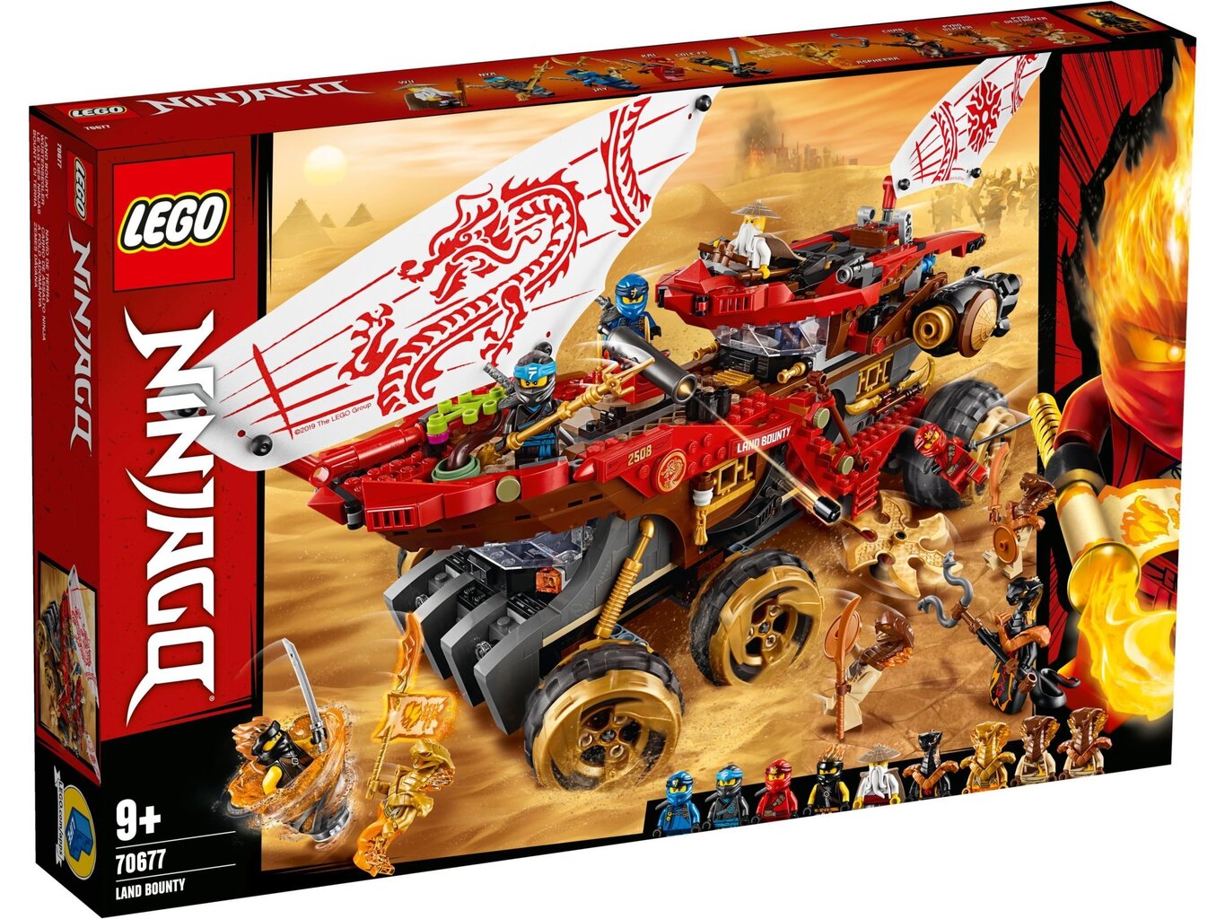 70677 LEGO® NINJAGO Zemes dāvana cena un informācija | Konstruktori | 220.lv
