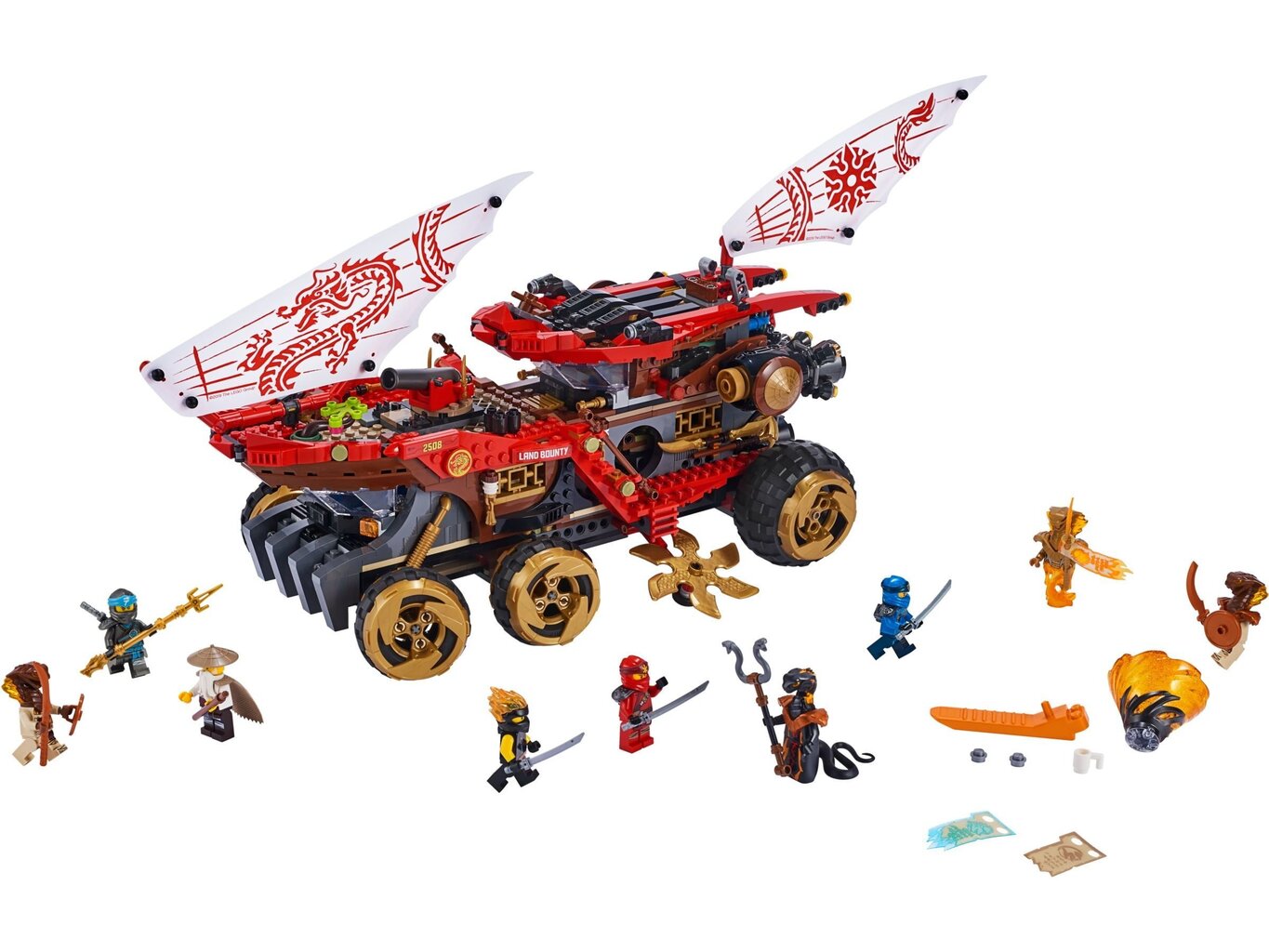 70677 LEGO® NINJAGO Zemes dāvana cena un informācija | Konstruktori | 220.lv