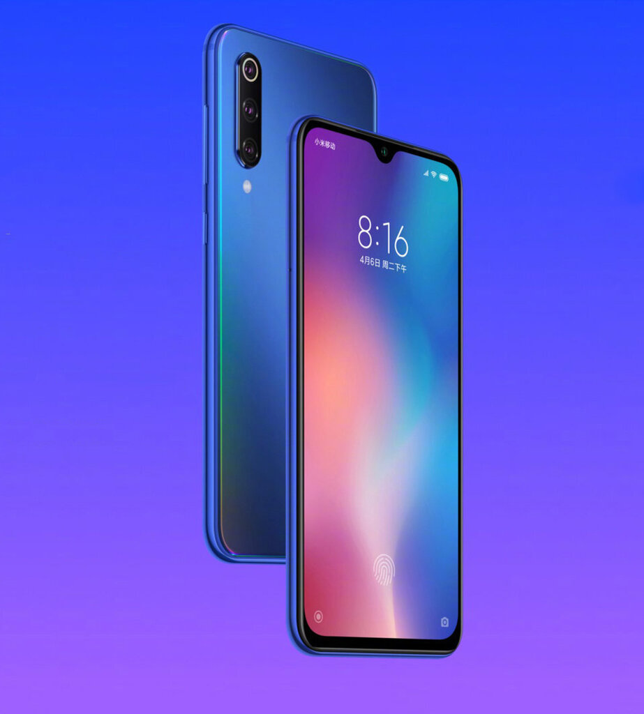 Xiaomi Mi 9 64GB, Ocean Blue цена и информация | Mobilie telefoni | 220.lv