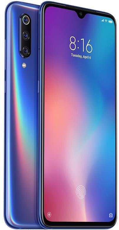 Xiaomi Mi 9 64GB, Ocean Blue cena un informācija | Mobilie telefoni | 220.lv