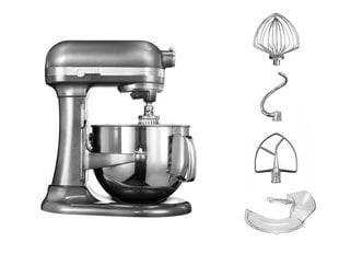 KitchenAid Artisan планетарный миксер со поднимаемой чашей 6,9 л 5KSM7580XEMS (серый) цена и информация | Кухонный комбайн | 220.lv