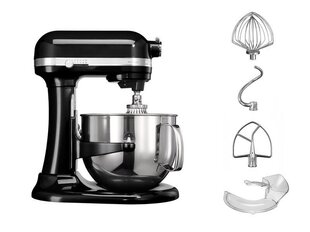 KitchenAid Artisan планетарный миксер со съемной чашей 6,9 л 5KSM7580XEOB (черный) цена и информация | Кухонный комбайн | 220.lv