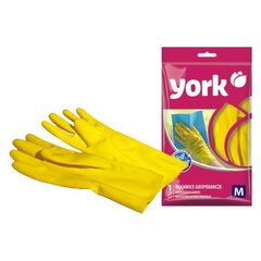 York резиновые перчатки, M цена и информация | Чистящие средства | 220.lv