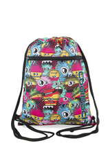 Maisiņš sporta apģērbam COOLPACK VERT WIGGLY EYES PINK B70047 цена и информация | Школьные рюкзаки, спортивные сумки | 220.lv