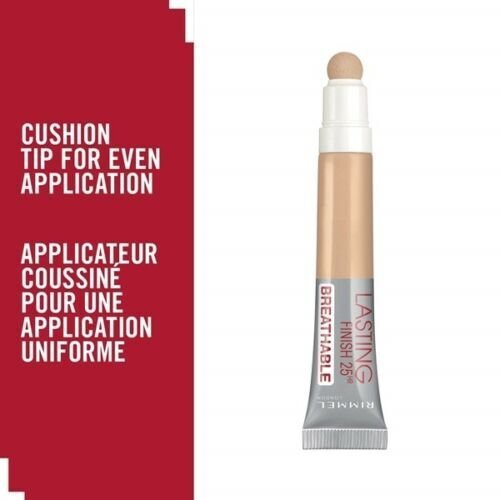 Maskējošais līdzeklis Rimmel London Lasting Finish 25HR Breathable 7 ml cena un informācija | Grima bāzes, tonālie krēmi, pūderi | 220.lv