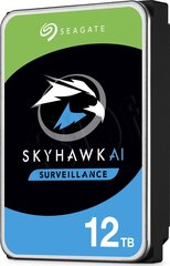 Seagate Surveillance HDD Skyhawk AI 3.5" 12000 GB Serial ATA III цена и информация | Внутренние жёсткие диски (HDD, SSD, Hybrid) | 220.lv