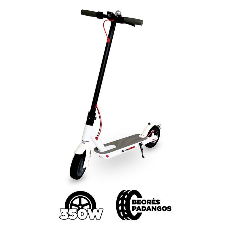 Elektriskais skrejritenis Beaster Scooter BS36White, 350 W, 36 V, 8 Ah cena un informācija | Elektriskie skrejriteņi | 220.lv