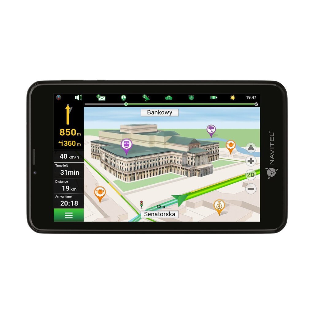 GPS uztvērējs Navitel T757 LTE cena un informācija | Auto GPS | 220.lv