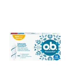 Tamponi O.B. ProComfort Normal 16 gab. цена и информация | Тампоны, гигиенические прокладки для критических дней, ежедневные прокладки | 220.lv