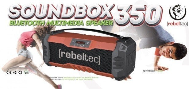 Rebeltec Bluetooth speaker SuondBOX 350 orange цена и информация | Skaļruņi | 220.lv