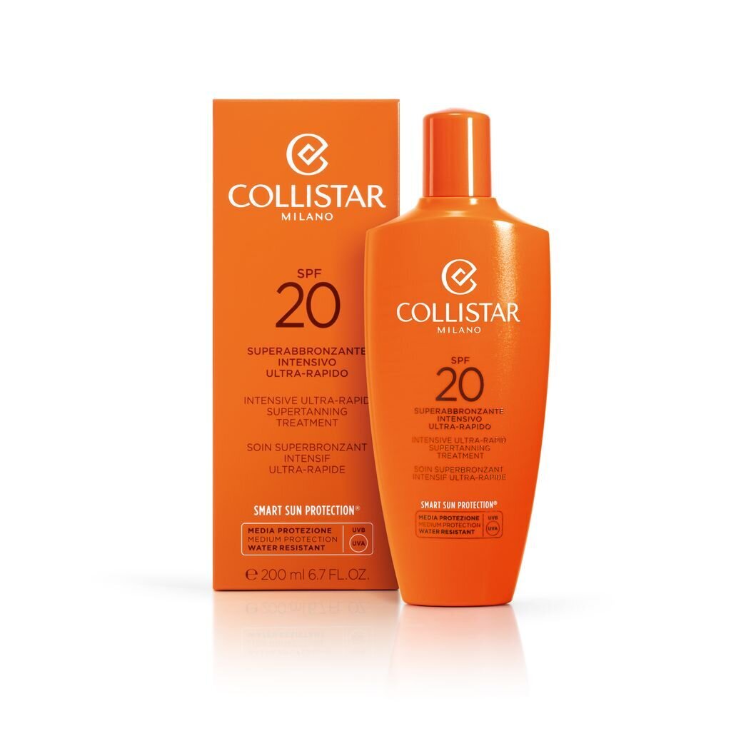 Sauļošanās ķermeņa krēms Collistar SPF20, 200 ml цена и информация | Sauļošanās krēmi | 220.lv