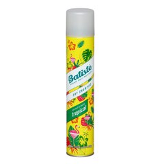 Sausais matu šampūns Batiste Tropical 400ml cena un informācija | Šampūni | 220.lv