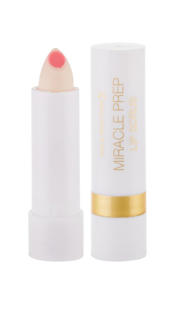 Mitrinošs lūpu skrubis Max Factor Miracle Prep 4 g cena un informācija | Lūpu krāsas, balzāmi, spīdumi, vazelīns | 220.lv