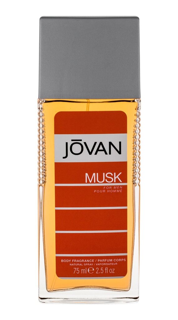 Aromatizēts ķermeņa aerosols vīriešiem Jovan Musk 75 ml цена и информация | Parfimēta vīriešu kosmētika | 220.lv