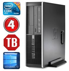 HP 8100 Elite SFF i5-650 4GB 1TB DVD WIN10 cena un informācija | Stacionārie datori | 220.lv