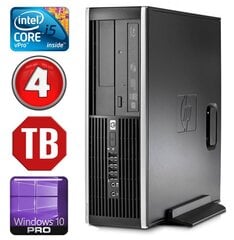 HP 8100 Elite SFF i5-650 4GB 1TB DVD WIN10Pro цена и информация | Стационарные компьютеры | 220.lv