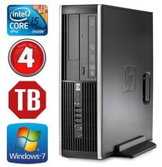 HP 8100 Elite SFF i5-650 4GB 1TB DVD WIN7Pro цена и информация | Стационарные компьютеры | 220.lv