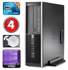 HP 8100 Elite SFF i5-650 4GB 250GB DVD WIN10Pro цена и информация | Стационарные компьютеры | 220.lv