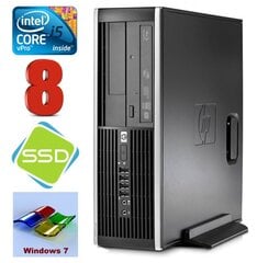 HP 8100 Elite SFF i5-650 8GB 120SSD DVD WIN7Pro цена и информация | Стационарные компьютеры | 220.lv