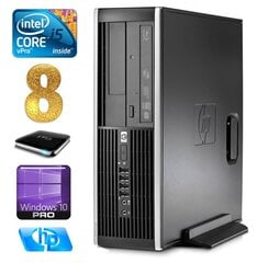 HP 8100 Elite SFF i5-650 8GB 1TB DVD WIN10Pro цена и информация | Стационарные компьютеры | 220.lv