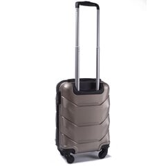 Маленький чемодан Wings Peacock S, светло-коричневый цена и информация | Чемоданы, дорожные сумки  | 220.lv