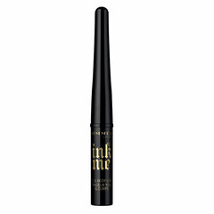 Жидкая подводка для глаз Rimmel London Ink Me 3,5 мл, 001 Black цена и информация | Тушь, средства для роста ресниц, тени для век, карандаши для глаз | 220.lv