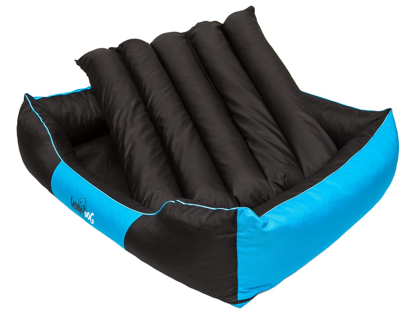 Hobbydog guļvieta Comfort L, melna/zila цена и информация | Suņu gultas, spilveni, būdas | 220.lv