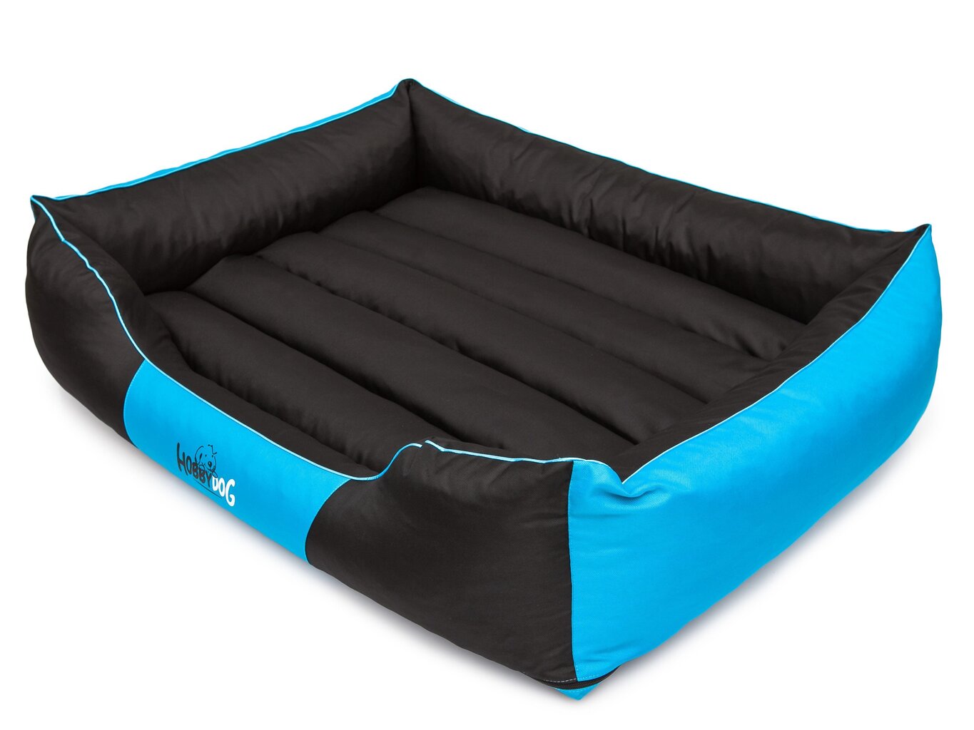 Hobbydog guļvieta Comfort L, melna/zila cena un informācija | Suņu gultas, spilveni, būdas | 220.lv