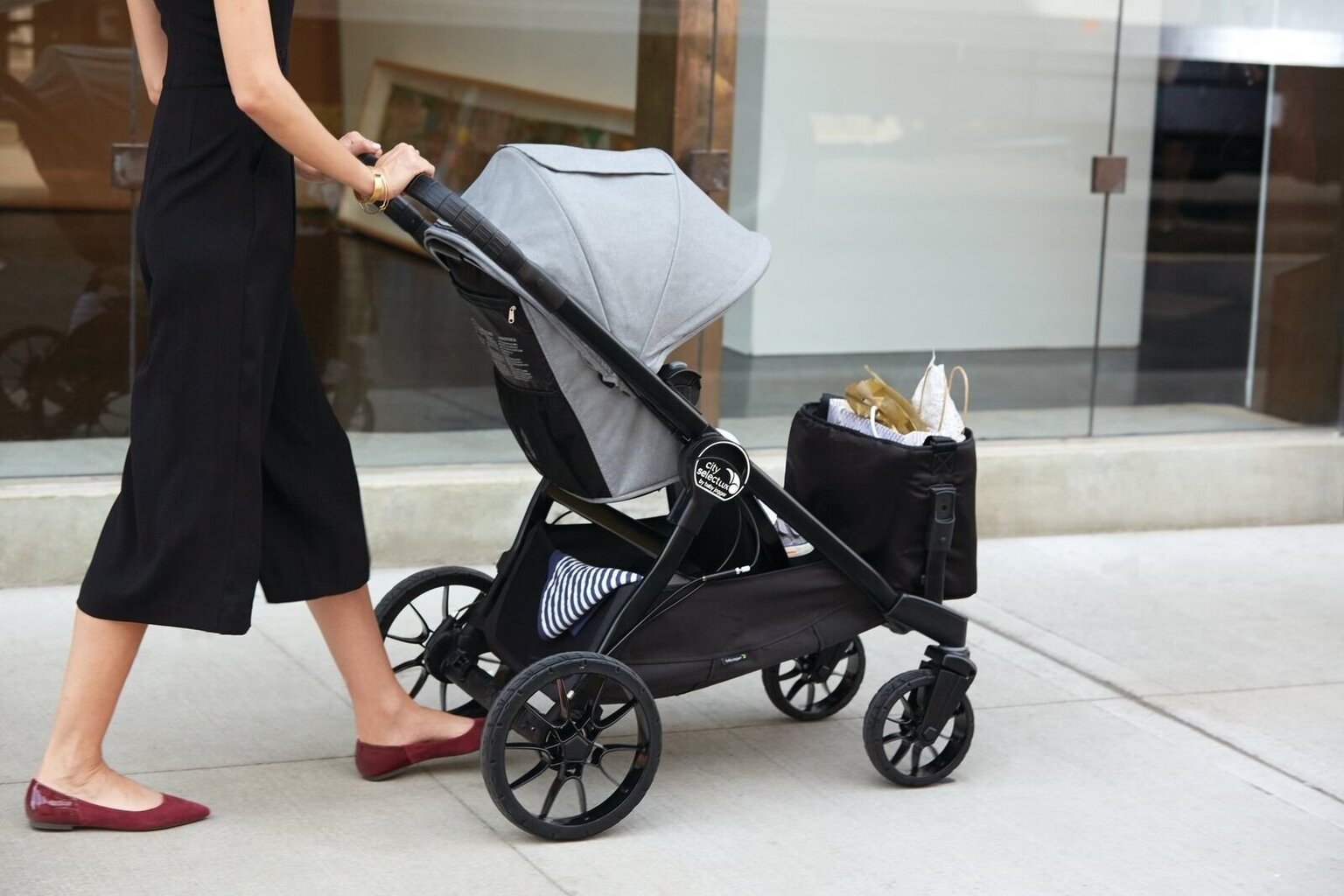 Iepirkumu soma ratiņiem Baby Jogger City Select Lux, A 2011984, Melna cena un informācija | Aksesuāri bērnu ratiem | 220.lv