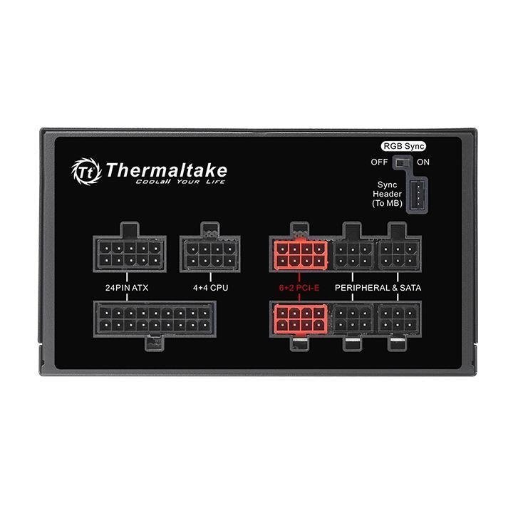 Strāvas padeve THERMALTAKE Toughpower Grand RGB 650 W cena un informācija | Barošanas bloki (PSU) | 220.lv